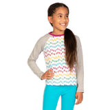 Adorable girl shirts - Stylish Mighty Raglan Tee and Leggings combo for your little one