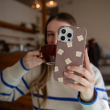 Chocolate Brown Mini Toast Samsung Galaxy S23+(Plus) Case