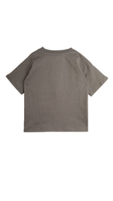 Mini Rodini Society T-shirt - Grey