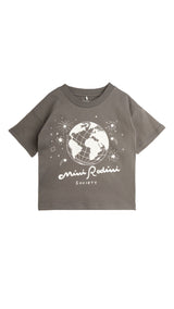 Mini Rodini Society T-shirt - Grey
