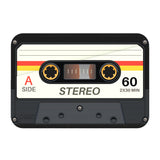 Black Cassette Mini Wallet