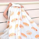 Minky Fleece Sensory Baby Blanket - Bakery Buns Blankets - The Wee Bean