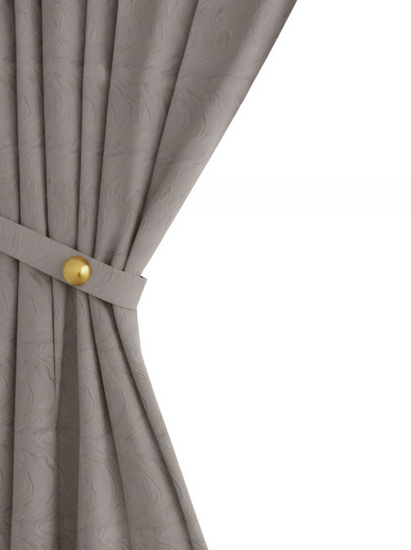 Anydrape Curtain Silver Gray 100cmx250cm Fashion Luxury Curtains Window Decor