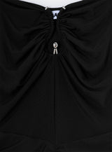 NAOMI BLACK TULLE DRESS