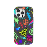 Black Neon Blast iPhone 15 Pro Case