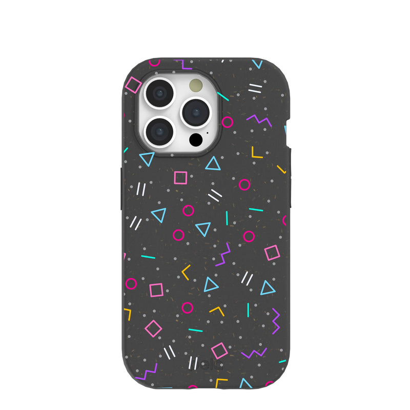 Black Neon Nostalgia iPhone 15 Pro Case