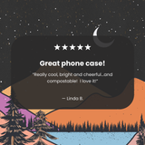 Black Night Trails iPhone 14 Case