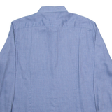 PIERRE CARDIN Mens Plain Shirt Blue Long Sleeve L