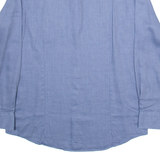 PIERRE CARDIN Mens Plain Shirt Blue Long Sleeve L