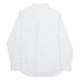 VANS Mens Plain Shirt White Long Sleeve M