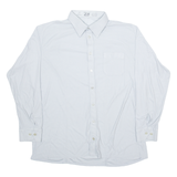 LIBERO Mens Shirt Blue Striped Long Sleeve M