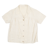 Womens Plain Shirt Brown S