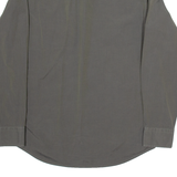 BOSS Mens Plain Shirt Grey Long Sleeve L