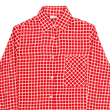 Womens Shirt Red Check Long Sleeve S