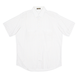 LA BUSSOLA Mens Shirt Pink Striped L