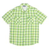 JACK WOLFSKIN Slim Fit Mens Shirt Green Check XL