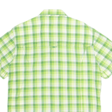 JACK WOLFSKIN Slim Fit Mens Shirt Green Check XL