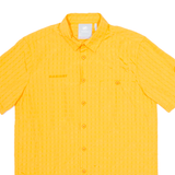 MAMMUT Mens Shirt Orange Check S