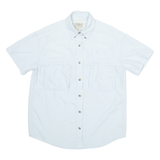 LL BEAN Womens Plain Shirt Blue XS