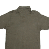BOSS Mens Plain Shirt Brown Linen M