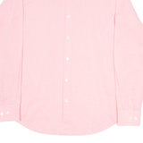 BOSS Mens Plain Shirt Pink Long Sleeve M