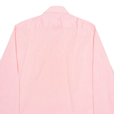 BOSS Mens Plain Shirt Pink Long Sleeve M