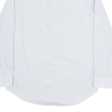 CALVIN KLEIN Slim Fit Mens Shirt White Striped Long Sleeve M