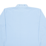 REZZA Mens Shirt Blue Geometric Long Sleeve L