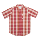 COLUMBIA Mens Shirt Red Check M