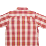 COLUMBIA Mens Shirt Red Check M