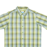 COLUMBIA Mens Shirt Green Check M