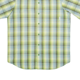 COLUMBIA Mens Shirt Green Check M