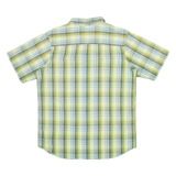 COLUMBIA Mens Shirt Green Check M