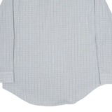 CALVIN KLEIN Slim Fit Mens Shirt Grey Check Long Sleeve L