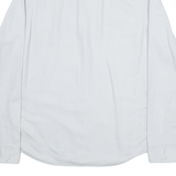 ALL SAINTS Mens Plain Shirt Grey Long Sleeve S