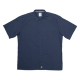 DICKIES Mens Worker Shirt Blue 2XL