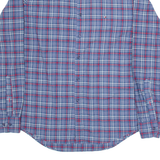 TOMMY HILFIGER Mens Shirt Blue Check Long Sleeve M