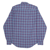 TOMMY HILFIGER Mens Shirt Blue Check Long Sleeve M