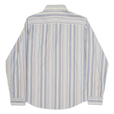 BOSS Mens Shirt Beige Striped Long Sleeve L