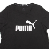 PUMA Womens T-Shirt Black 2XL