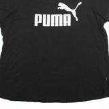 PUMA Womens T-Shirt Black 2XL