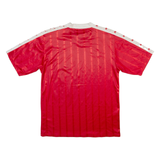 PUMA Mens T-Shirt Red V-Neck L