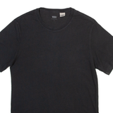 LEVI'S Mens T-Shirt Black Crew Neck S