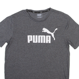 PUMA Mens T-Shirt Grey Crew Neck S