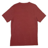 BOSS Mens T-Shirt Maroon Crew Neck L