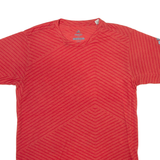 ADIDAS Mens T-Shirt Red Crew Neck M