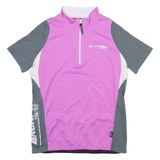 BRUNEX Cycling Womens Jersey Pink High Neck L