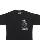 PULL&BEAR Naruto Uchiha Itachi Anime Mens T-Shirt Black Crew Neck XXS