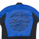 X-WAVE Cycling Mens Jersey Blue 1/4 Zip M