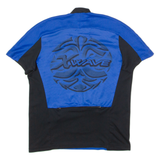 X-WAVE Cycling Mens Jersey Blue 1/4 Zip M